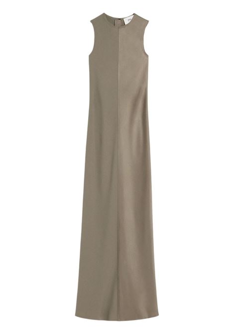 Abito lungo bicolore in grigio Ami paris - donna AMI PARIS | FDR366AC00140952